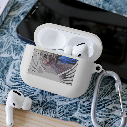 AirPods and AirPods Pro Case Cover Angel Cat